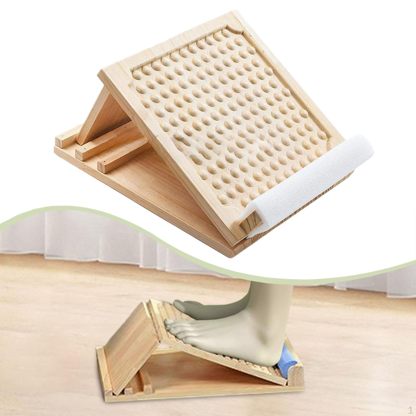 

Wooden Slant Board Foot Incline Non Slip Portable for Men Women Calf Stretcher Workout