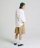 JEMUT Link Double-Pleat Cargo Shorts 5-Piece Set Beige Kjsp2484