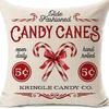 Merry Christmas Decor Cushion Cover 45x45 cm Pillow CaseCartoon Reindeer Santa Claus Printed Throw Pillowcase Linen Pillow Cover