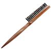 Natürliche Borsten Haar Flauschigen Kamm Holz Griff Haarbürste Anti-statische Barber Haar Kamm Kopfhaut Massage Friseur Styling Werkzeug