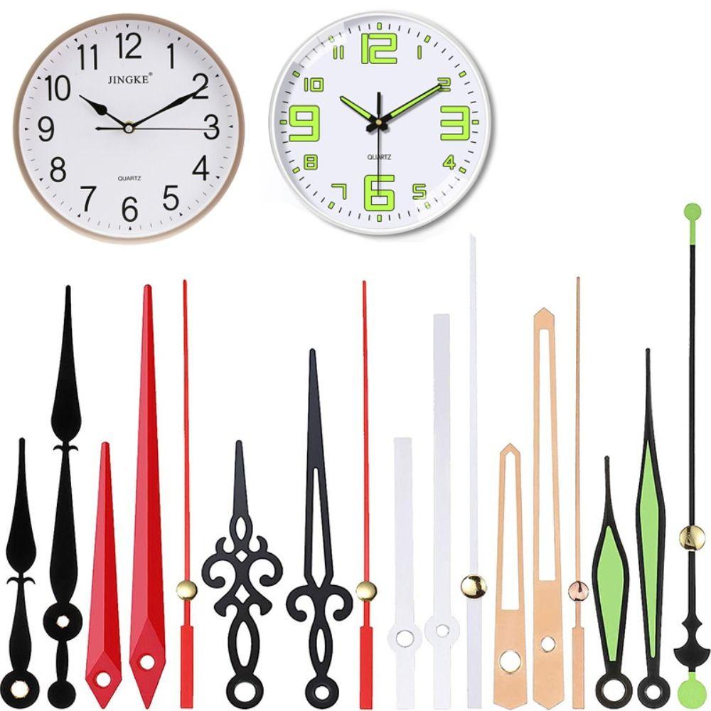 6/10/14 Set Mixed Pattern Clock Hands DIY Accessories Clock Parts Hour/Minute/Second Pointer