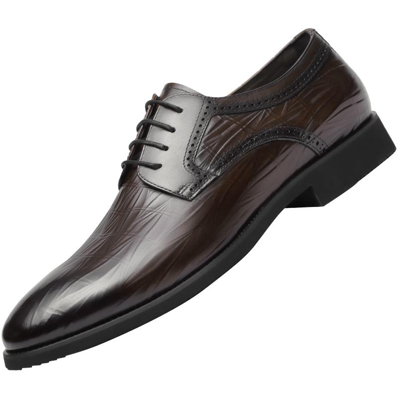 VOLO Men s Business Derby Shoes with Height Boost 43