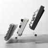 Clear Acrylic Tiers Keyboards Holder Detachable Modern Design Sturdy Platinums Iron Base For Workspaces Organization