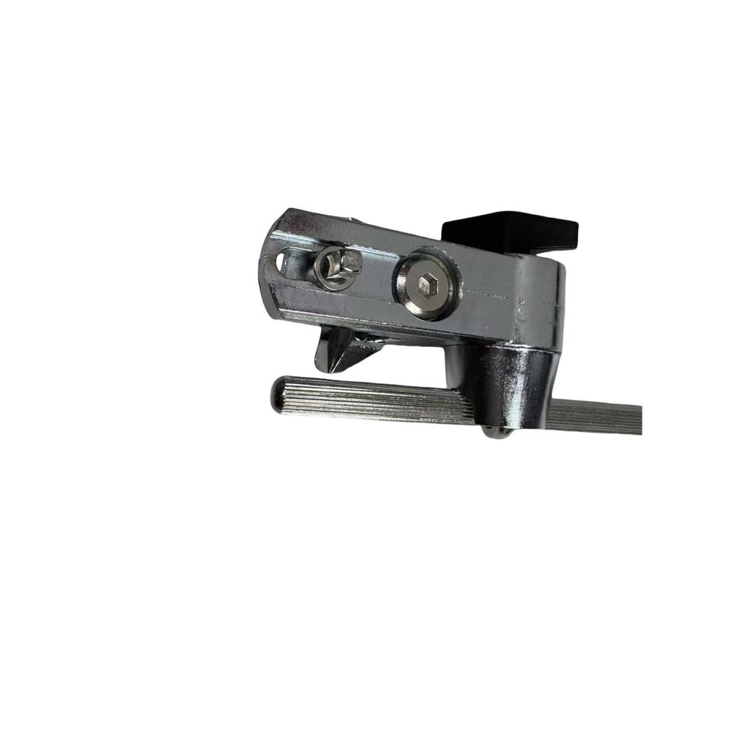 Bass Drum Hi-Hat Cowbell Extension Rack with Brass Stick Holder Attachment