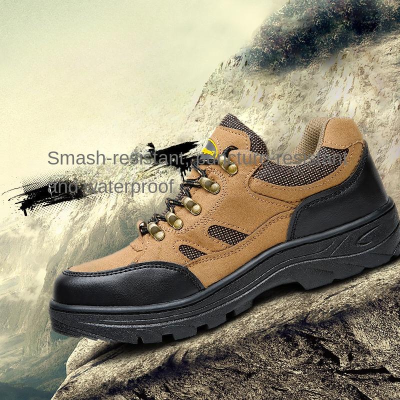 Labor Insurance Shoes Safety Shoes Sports Fashion Casual Style Anti-smashing and Anti-puncture Steel Bag Head