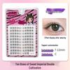 10-Row Autumn Leaf & Sunflower Faux Eyelashes - Flat, Glue-Free