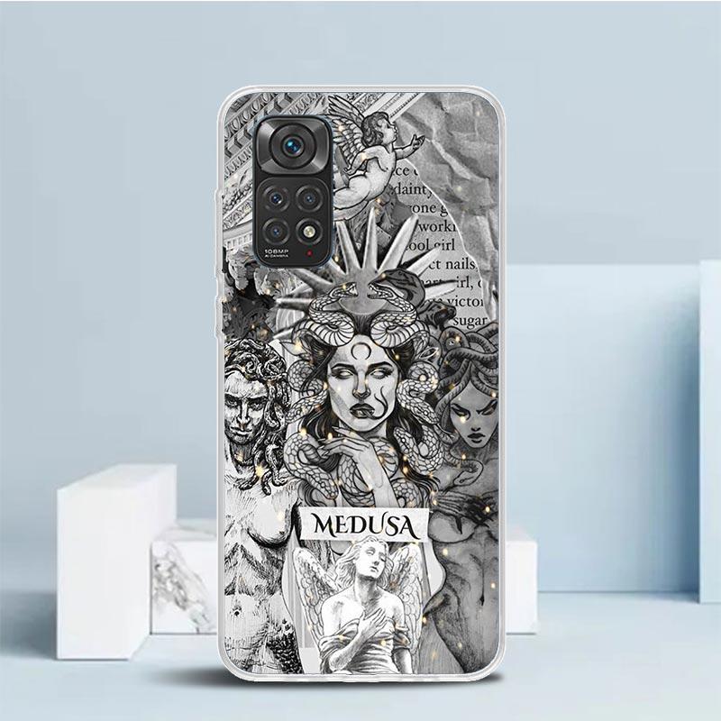 

Medusa Greek Mythology Phone Case For Xiaomi Redmi Note 15 14 14S 13 12S 12 Pro Plus 11S 11 11T 11E 10S 10 + Soft TPU Back Cover Redmi Note 13 Pro 4G