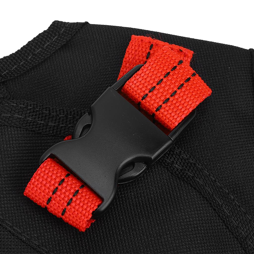 Portable Oxford Cloth   Waist Bag Drills Holder Storage Pouch for Electric Drill Tool(black&yellow )
