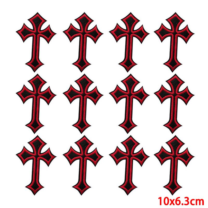 10 Pcs/lot Wholesale Embroidery Patch Iron On Patches For Clothing Patches On Clothes Jackets Decor Applique Sew Supplies