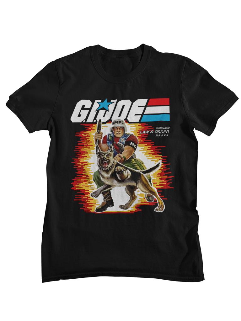 G I Joe A Real American Hero Retro Cartoon Character Printed Tshirt Unisexs and Womens Cotton Street Top