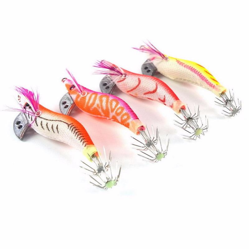 Рыболовные приманки для соленой воды Светящиеся мягкие приманки Искусственные крючки-креветки Приманки Тонущие