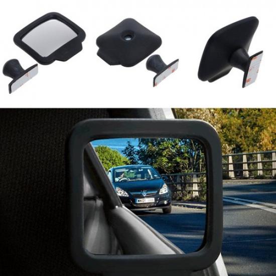 Car Blind Spot Mirror Safety View Back Seat Baby Facing Rear Care Square Safety