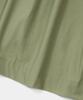COLUMBIA UNIVERSITY All-Round Pleats Cotton Long Skirts Khaki