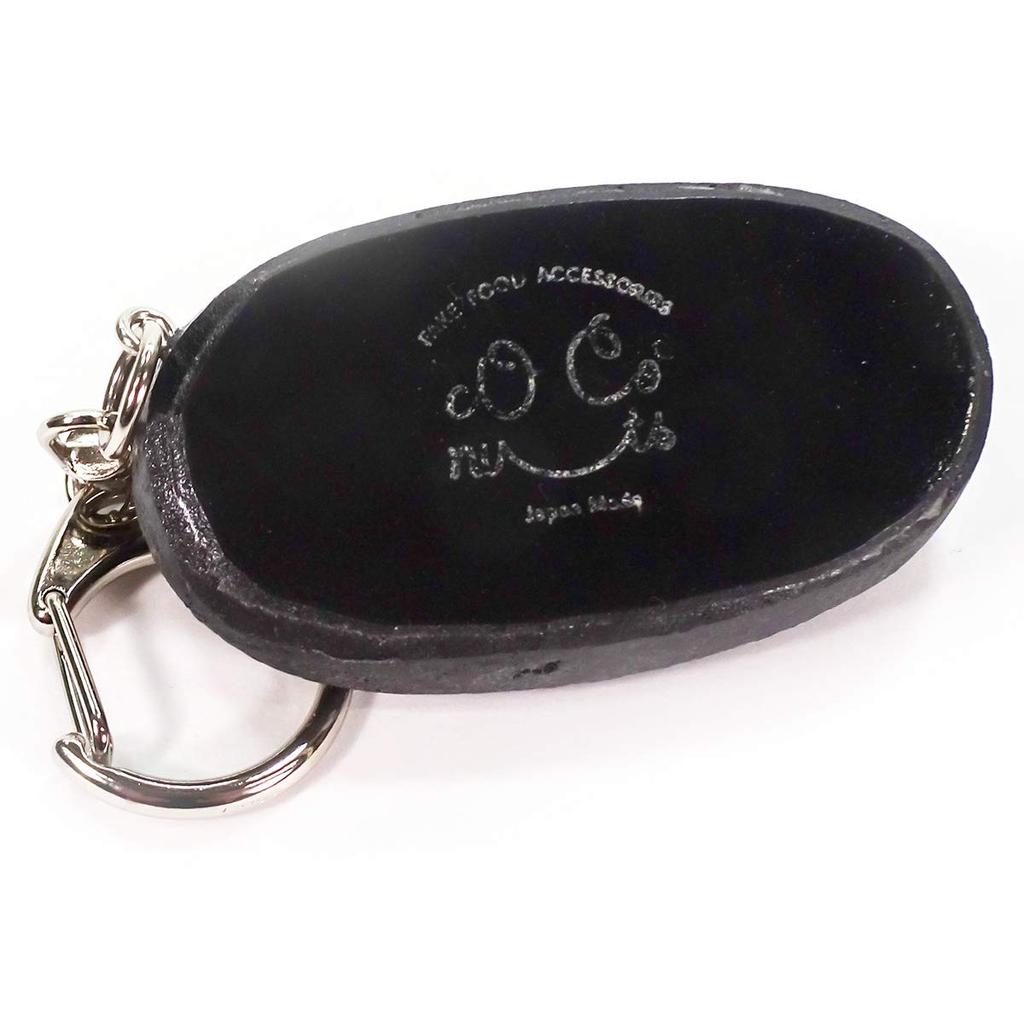 Food Replica Keychain Iron Plate Hamburger 281K