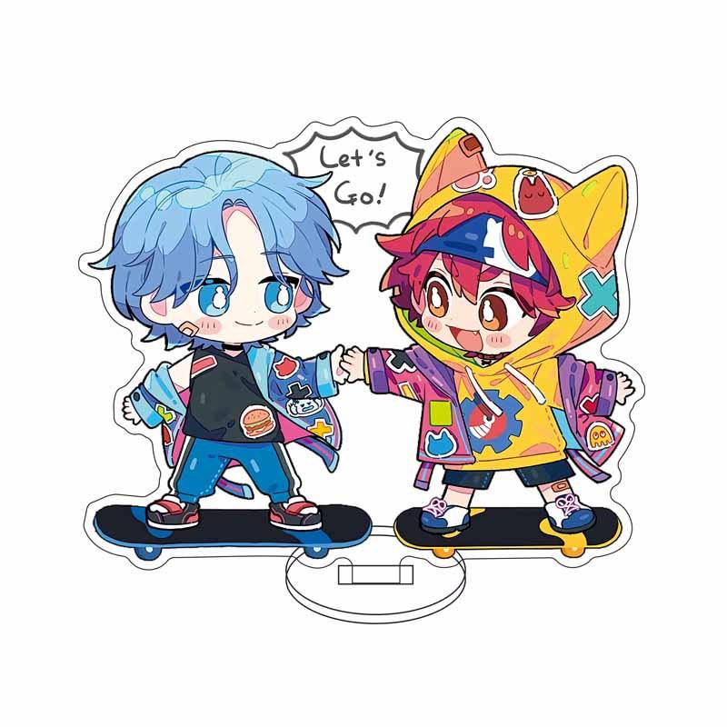 Anime Sk8 The Acrylic Stand Model Figure Cosplay Plate Holder Topper Fans Christmas Desk Decor Plate Gift
