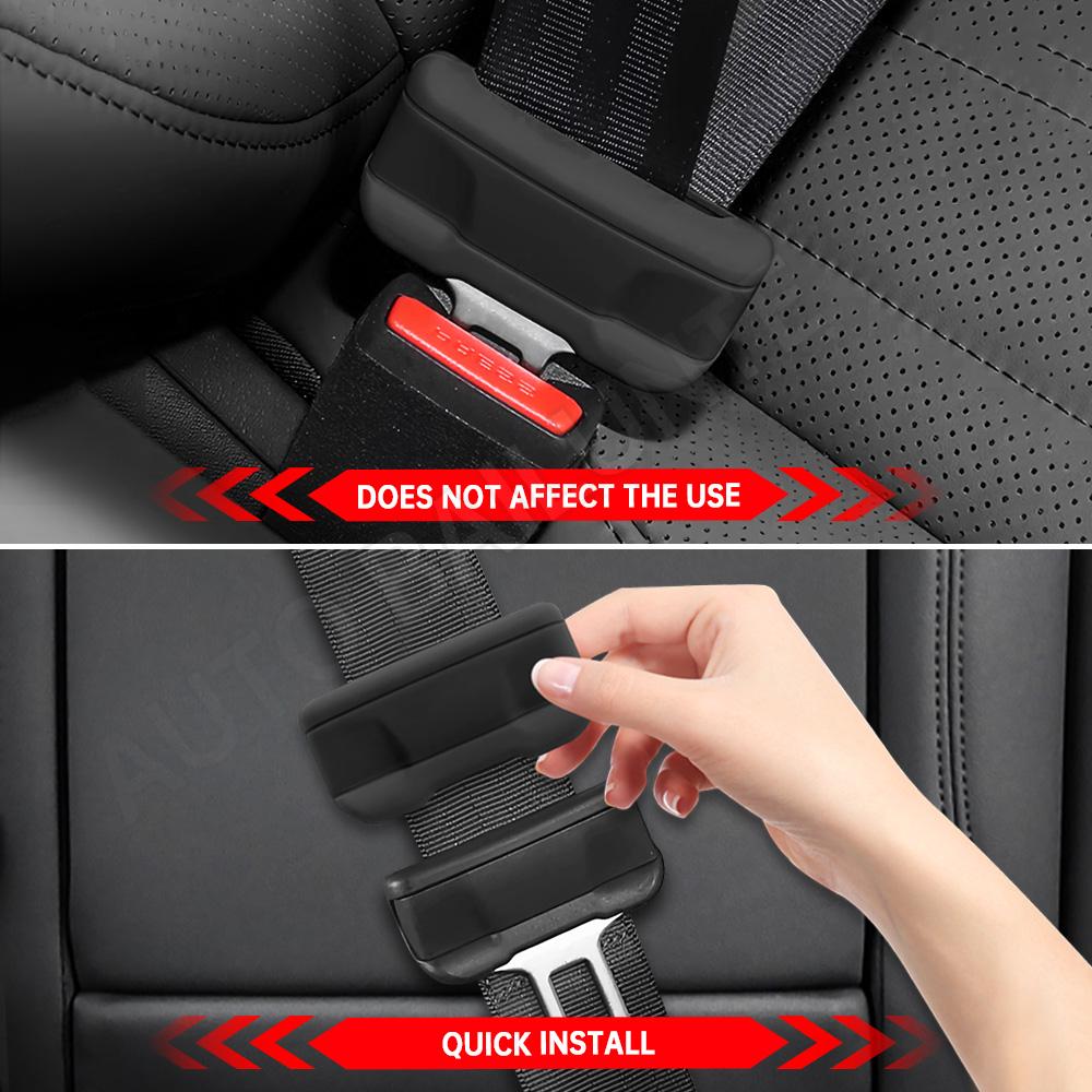 For Tesla Model 3 2025 2025 2025 Highland 2025 2025 2026 Car Seat Belt Buckle Protector Cover Anti-collision Car Accessories