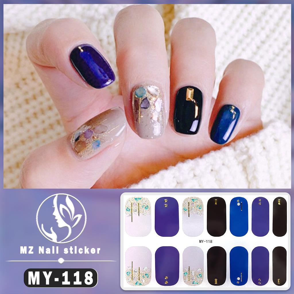3D Waterproof Gel Nail Polish Film – Diamond & Laser Nail Art Stickers