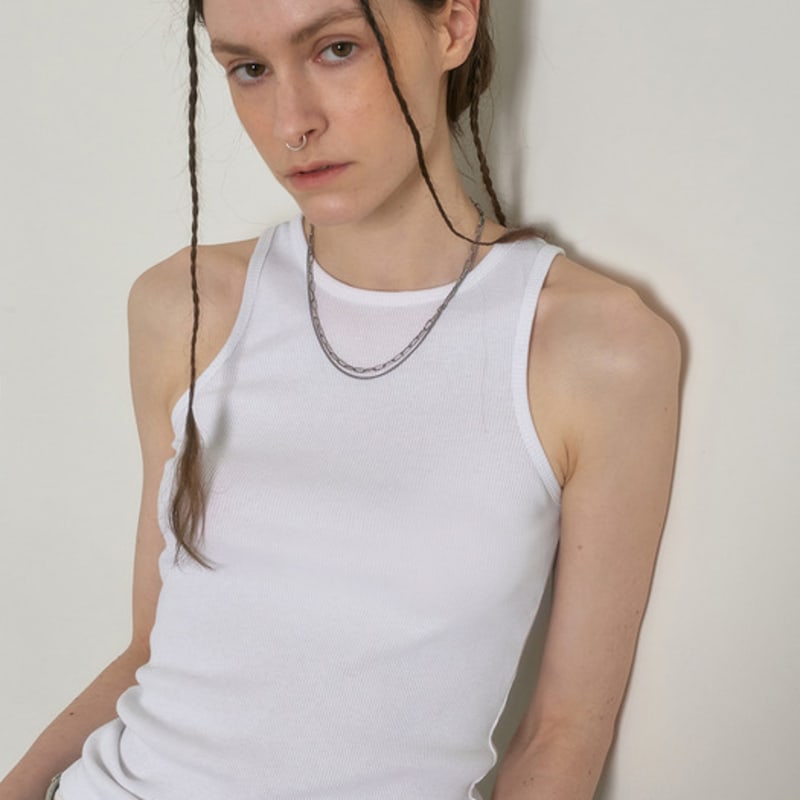 HYPNOTIZE SILVER MIX CHAIN NECKLACE_VER. 04