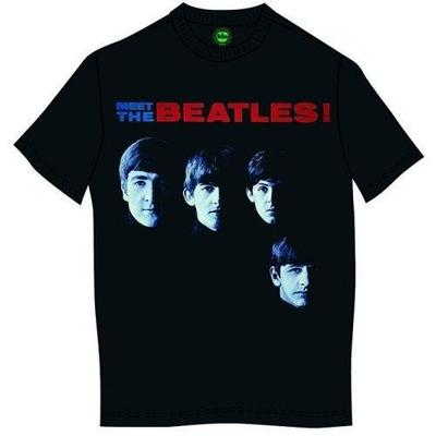 The Beatles Unisex-Erwachsene Meet T-Shirt