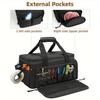 Heavy Duty Fabric Tool Backpack, 14 Inch Large Capacity With Reinforced Pockets For Electrician Construction Worker Durable Working Storage Bag