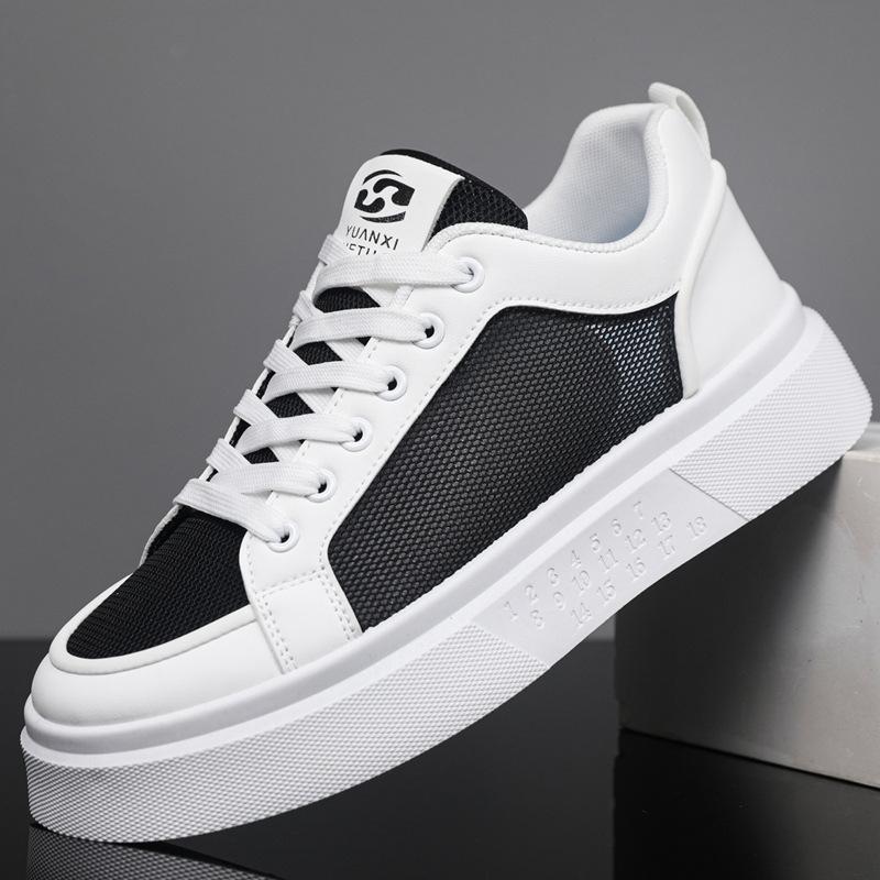 

Весенне-осенние новые туфли на мягкой подошве, мужские туфли, накладки на ноги с одним педальным управлением, ленивые туфли на толстой подошве, универсальные модные сетчатые повседневные туфли 44