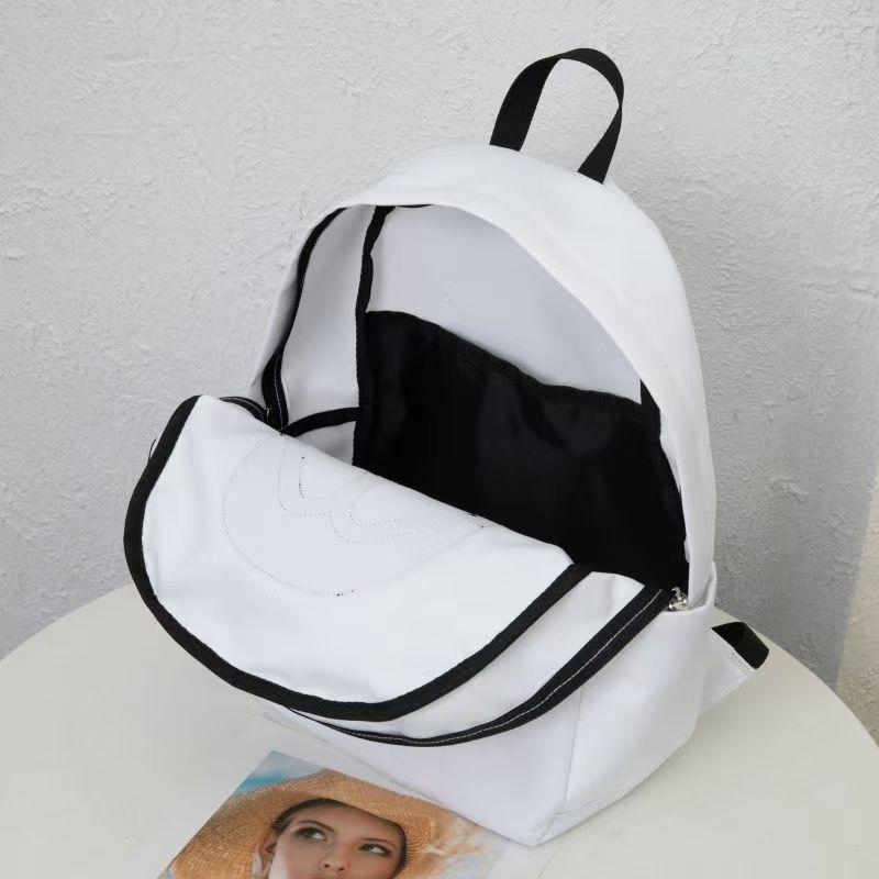 Kids Halloween Stuff Children Fashion Bag Black And White School Bag Ghost Print Boutique Teenages Outdoor Backpack