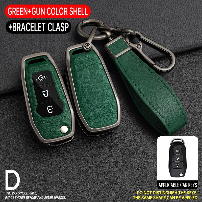 Interior Mouldings Car Remote Key Case Cover for Ford Figo 2017 Mondeo 5 Ecosport Fiesta Mk8 Everest Ranger Fusion Kuga Escort F