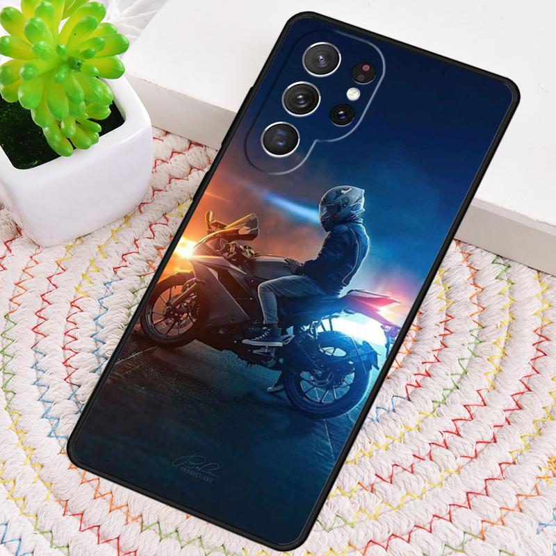 Cool motorcycle Phone Case for Samsung Galaxy note 10 pro S26 Ultra S23 S24 FE S25 S21 S22 PLUS shockproof Cove