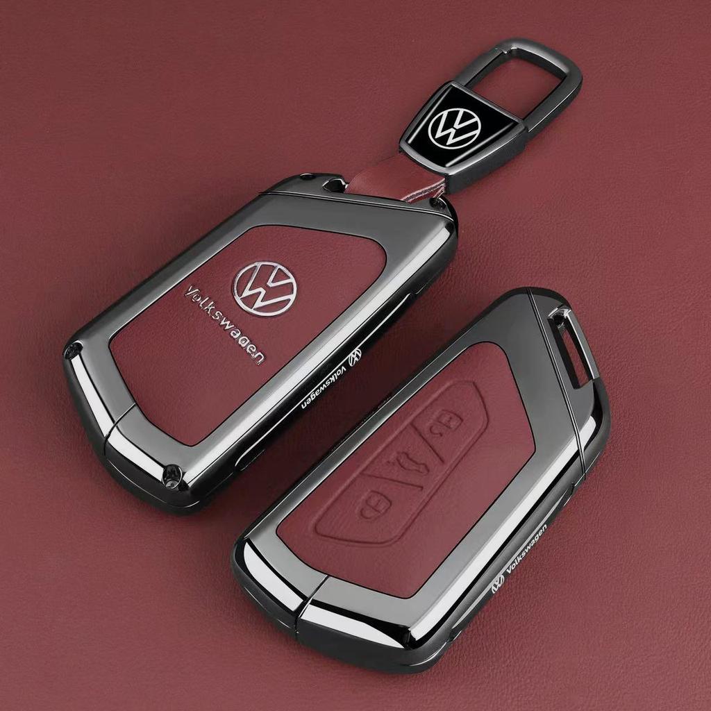 Etui na klucze do Volkswagen Teramont, Bora, Golf, Sagitar, Tayron, Magotan, T-Roc, T-Cross: Torba samochodowa i muszla klamry