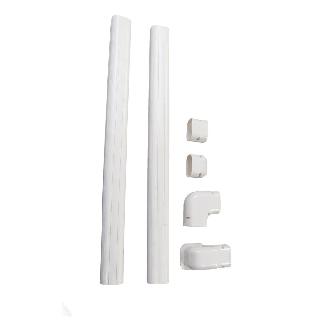 PVC Line Set 410 J Printable Decorative Tubing Cover for Mini Split and Central Air Conditioners