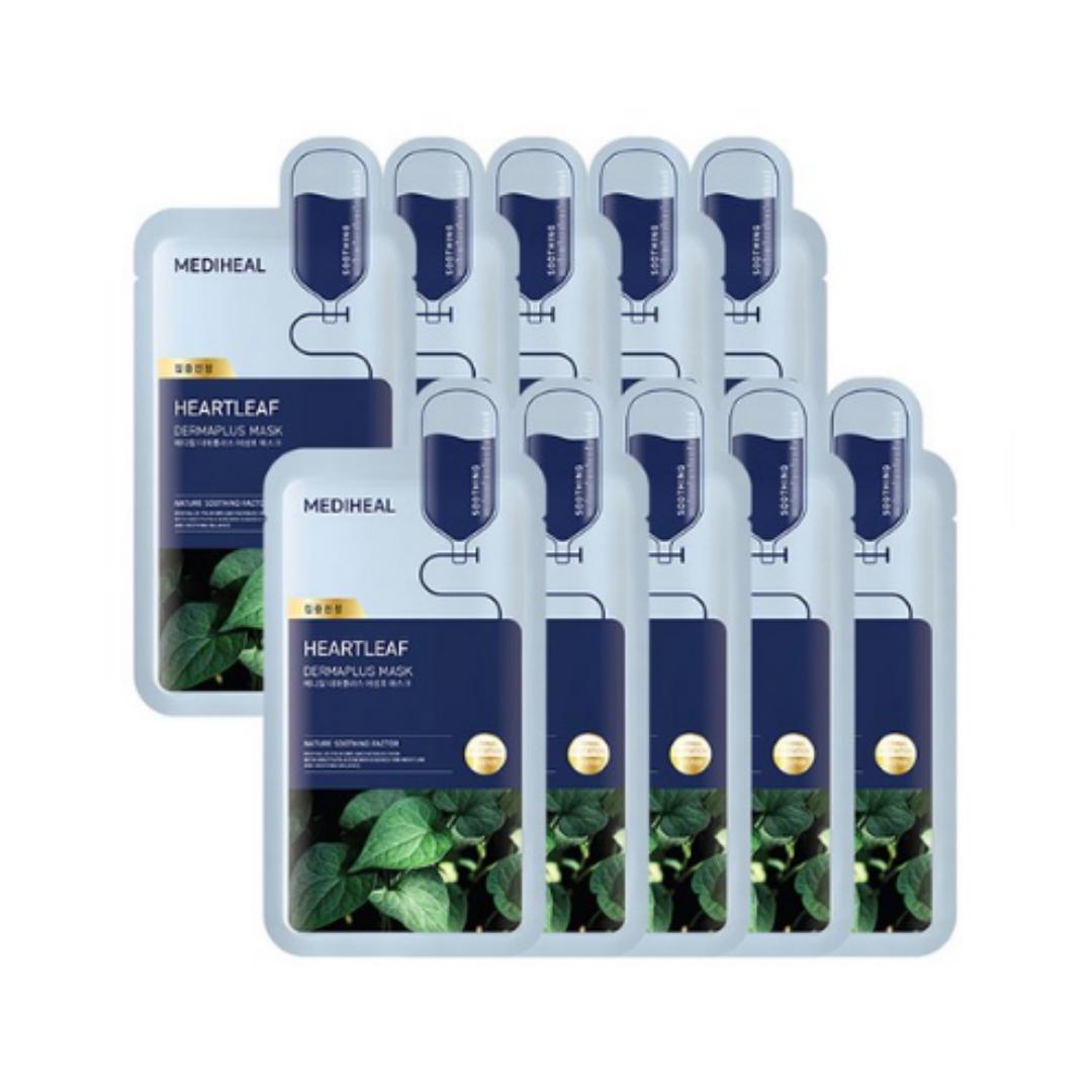 

Mediheal Derma Plus Маска с хауттунией сердцелистной — 22 мл × 10 листов