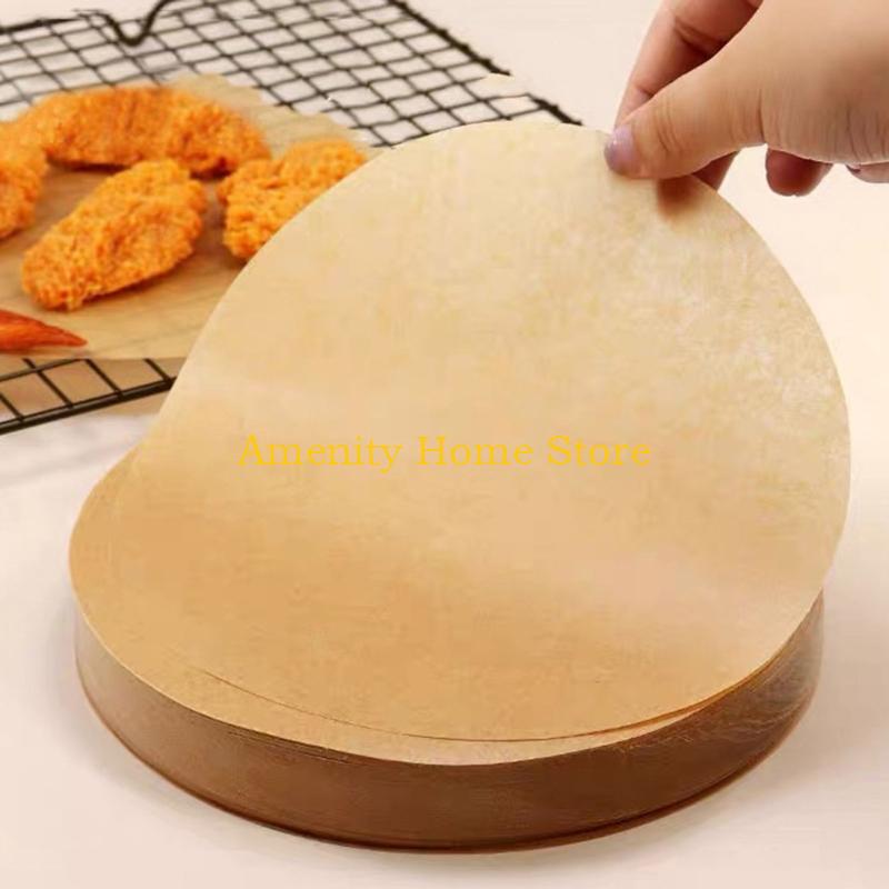 F26C 200Pcs Heat Resistant Parchment Sheets Suitable for Oven Air Fryer Microwaves Use