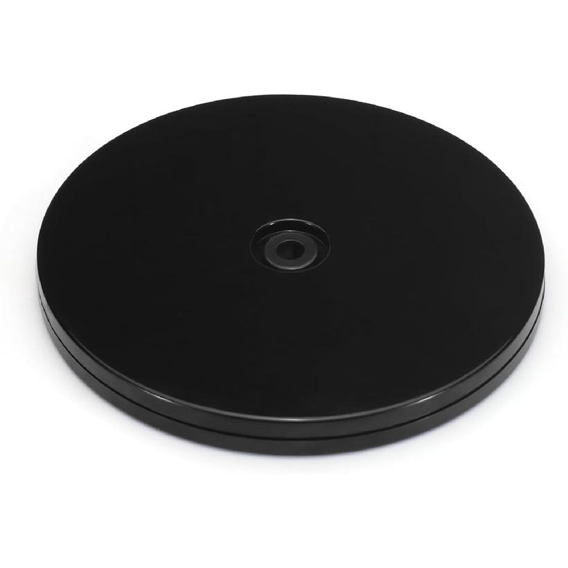 1 упаковка Пластиковый Черный Ленивый Сн Поворотный Органайзер 6 Дюймов, Круглый Ленивый Сн на 360° для Столешницы, Печенья, Горшечных Растений, Хранения Специй на Кухне (6 дюймов) 4 Inch