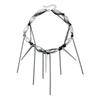 Versatile Tapered Spiraled Beaded Necklace Dark Design Jewelry With Fringed Detail Comfortable For Daily Wear