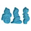 Handmade Thanksgiving Day Keychain Mold Shiny Pregnant Woman Keychain Resin Mold DIY Crafts Silicone Mould UV Epoxy Mold