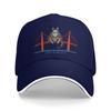 Ryan Gosling Cat Golden Gate Bridge Book Lover Casual Baseball Cap Summer Trucker Hat Sun Visor Hunting Camping Snapback Cap