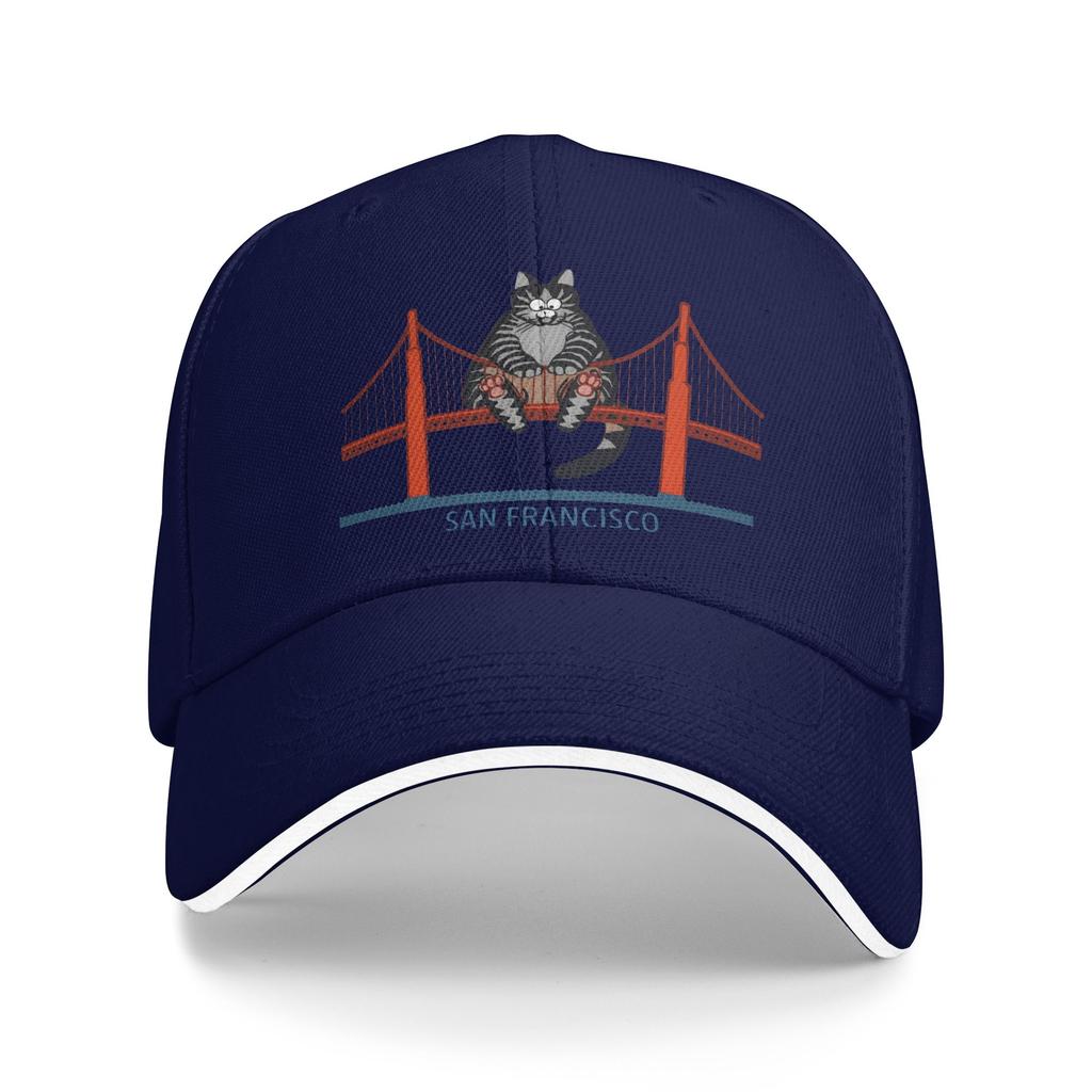 Ryan Gosling Cat Golden Gate Bridge Book Lover Casual Baseball Cap Summer Trucker Hat Sun Visor Hunting Camping Snapback Cap