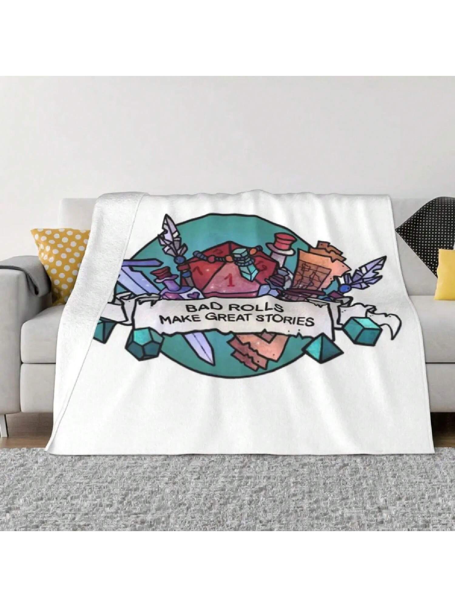 Silent Princess Pattern An Ultra-Soft Micro Fleece Blanket 75X95CM