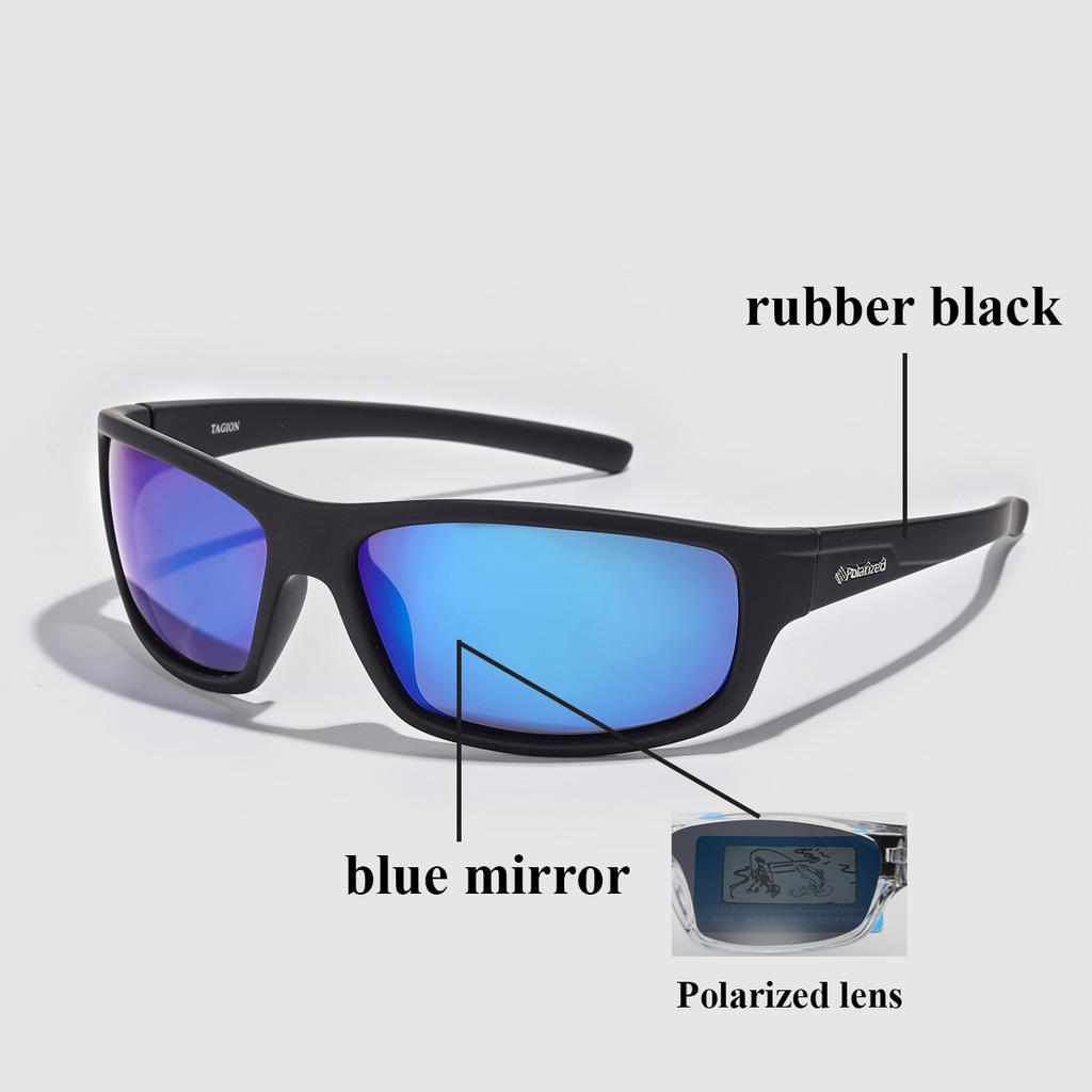 Ruiao Polarized Sunglasses anti glare Men Sport Hipster women Glasses UV400 Hiking cycling Wrap outdoor bike Sunshades fishing