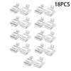 6/12/18Pcs Replacement Belt Clip Hook Manganese Steel Drill Tool Clips Hook Kit With Screws Hang Buckle