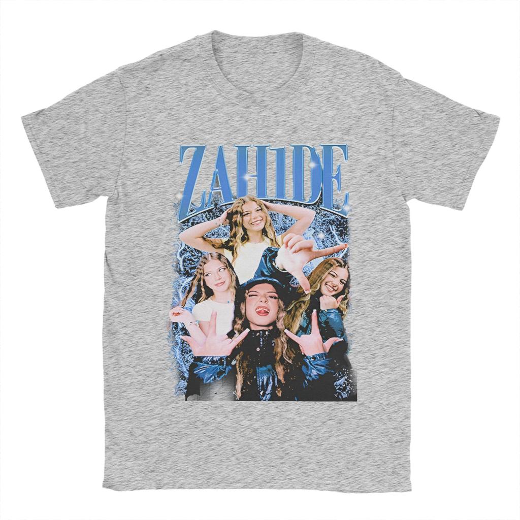 Retro Zahide Bootleg  Merch Men Women T Shirt 100% Cotton Tee Graphic Printed  T-shirt Clothes
