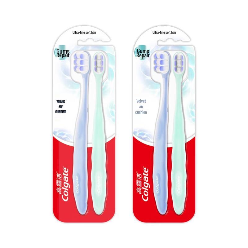

Colgate Velvet Cushion Soft Bristle Toothbrush Family Pack