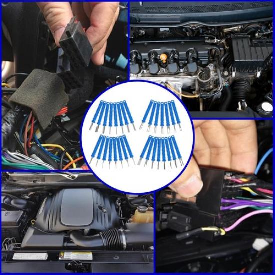 Terminal Removal Tool Kit – 31Pcs Electrical Pin Extractor Connector Blue