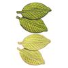 2Pcs Girl Hairpins Leaf Design Lightweight Hair Clips Bang Back Head Hair Pins Hair Fixing Tool Hair Accessories