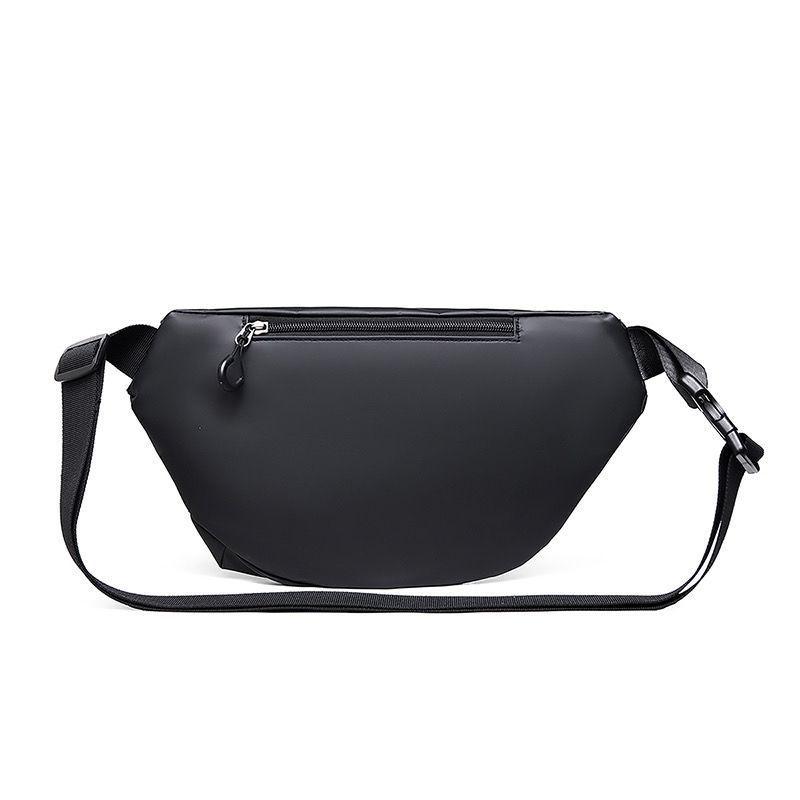 Men's Trendy Japanese Motorcycle Crossbody Chest Bag - Large Capacity, Functional Sports Messenger Backpack