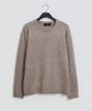 Seuteulaikeu Fine Blend Classic Crew Neck Knit (Light Brown)