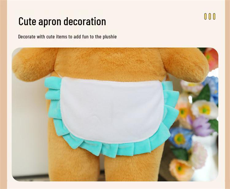 Douyin Style Toast Butter Bear Plush Doll - Cute Gift for Girlfriend or Kids