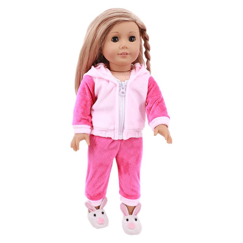 18-inch American Doll Clothes Plush Clothes Animal Suit Duck Panda Giraffe