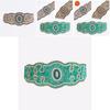 Bohemian Ethnic Beaded Waist Belt With Rhinestone Accents For Vintage Festival Look