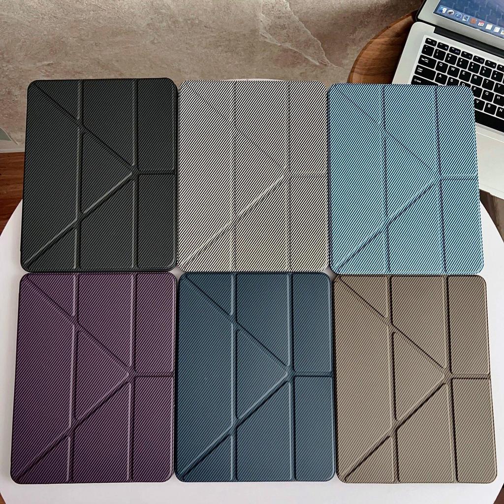 Y-Fold Carbon Fiber iPad Mini 6 Case, 2025 Model, 10th Gen Compatible
